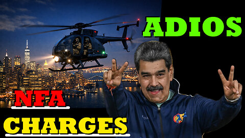Maduro Captured & Charged w/ Unconstitutional Gun Crimes