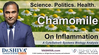 Dr.SHIVA® LIVE: Chamomile on Inflammation @CytoSolve® Systems Analysis