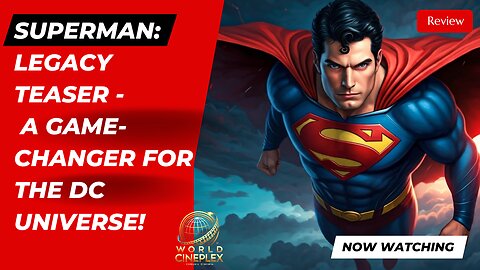 Superman: Legacy Teaser - A Game-Changer for the DC Universe! #Superman #FilmedForIMAX @IMAX