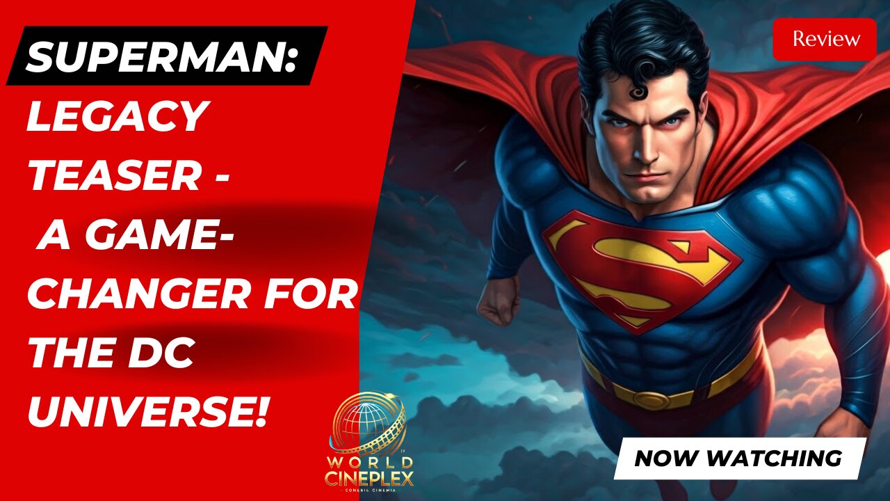 Superman: Legacy Teaser - A Game-Changer for the DC Universe! #Superman #FilmedForIMAX @IMAX