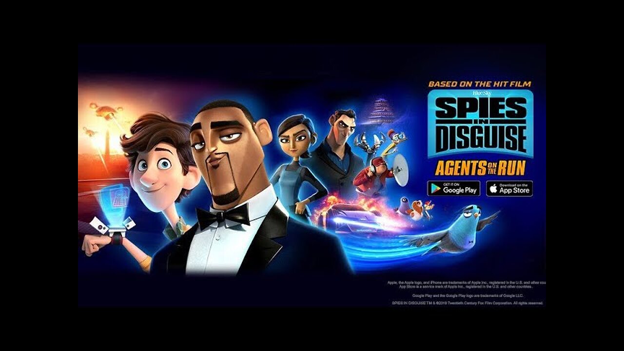 SPIES IN DISGUISE AGENTS ON THE RUN MOBILE GAME, A ENDLESS RUNNER PLAY AS CHARACTERS FROM THE FILM 👌