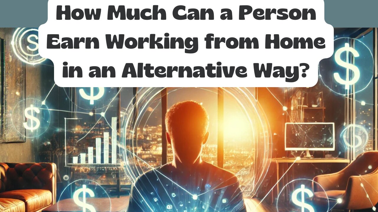 How Much Can a Person Earn Working from Home in an Alternative Way?