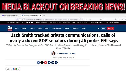 Anchor cuts off BREAKING NEWS in middle of press briefing! * October 6, 2025