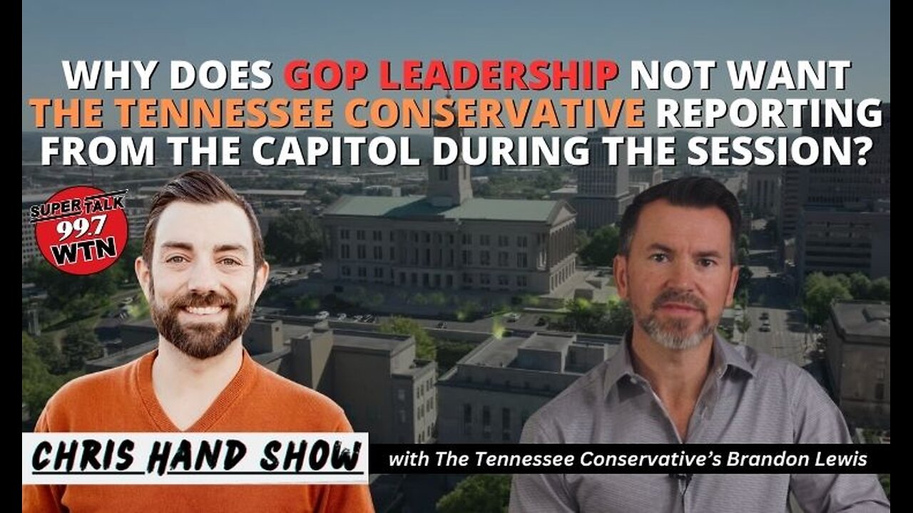 Why does GOP Leadership not want The Tennessee Conservative reporting from the Capitol?