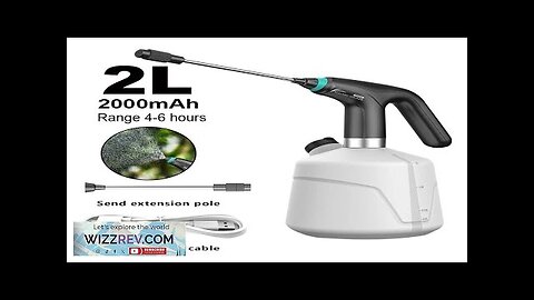 2L Electric Spray System Mist Spray Bottle Automatic Garden Watering Can Water Review