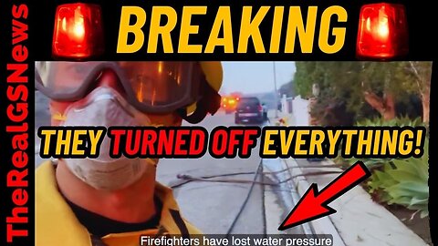 ALERT!! ⚠️ FIREFIGHTERS LEFT DEFENSELESS! HYDRANTS ARE CURRENTLY DRY - FIRE TORNADO WARNING