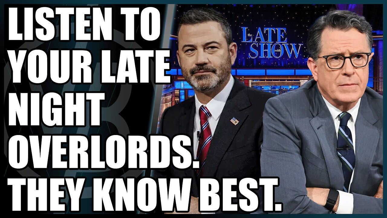 Late Night Hosts Know What's Best. Do Not Resist.
