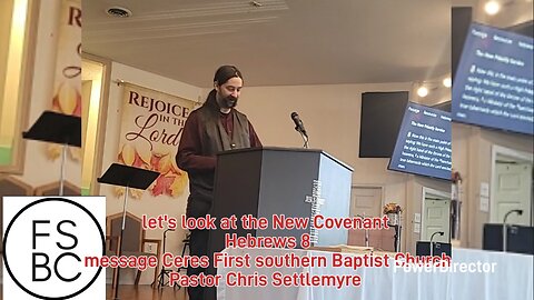 et's look at the New Covenant Hebrews 8 Church Pastor Chris Settlemyre #theoutlawpreacher