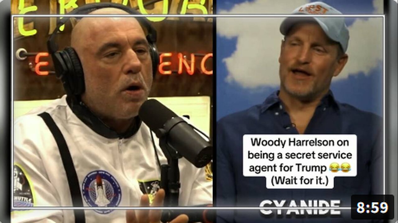 BREAKING VIDEO: Joe Rogan Warns Of Imminent Civil War! PLUS, Woody Harrelson Calls For Trump's Assassination!