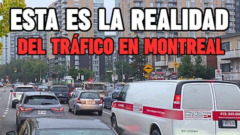 La REALIDAD del tráfico en Montreal que no te muestran en las postales