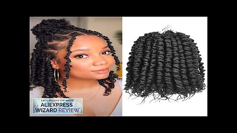 8 Inch Pre-twisted Passion Twist Crochet Hair for Black Women Crochet Braids Review