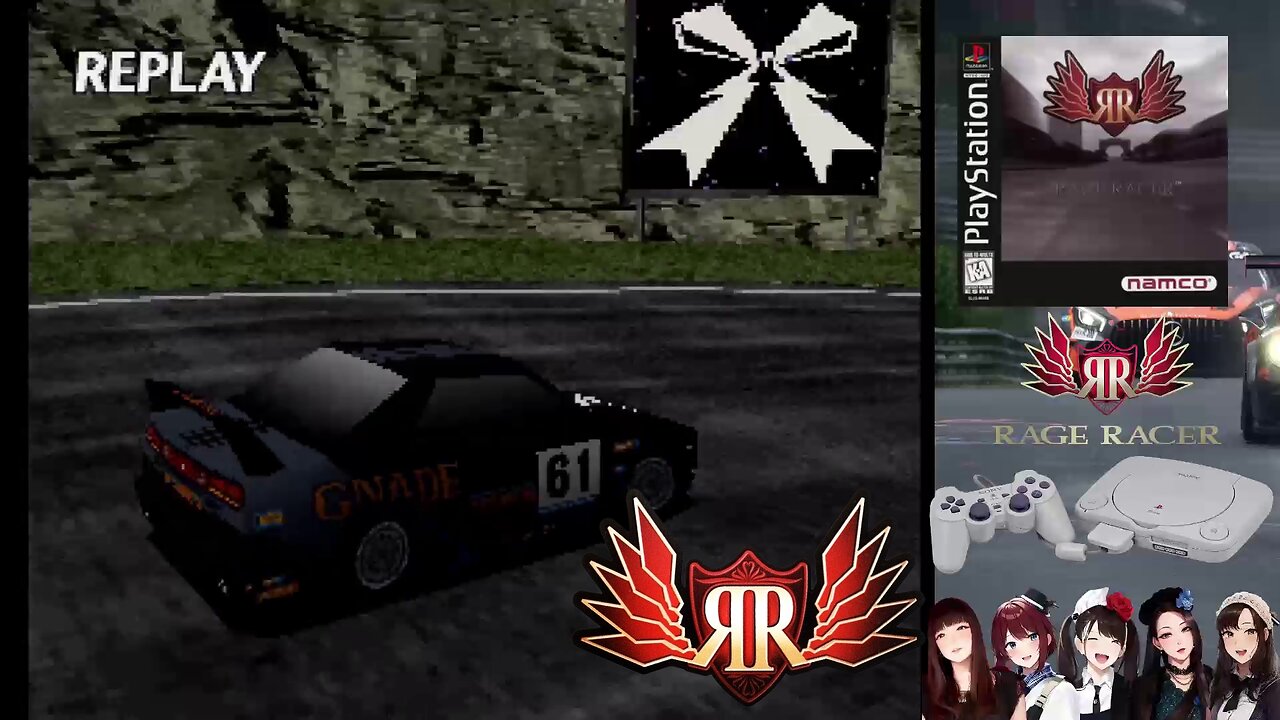 Rage Racer (Sony PlayStation) - [Class 1 & 2 replay]