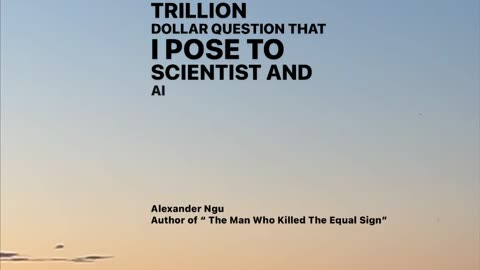 The Trillion Dollar Question | Alexander Ngu