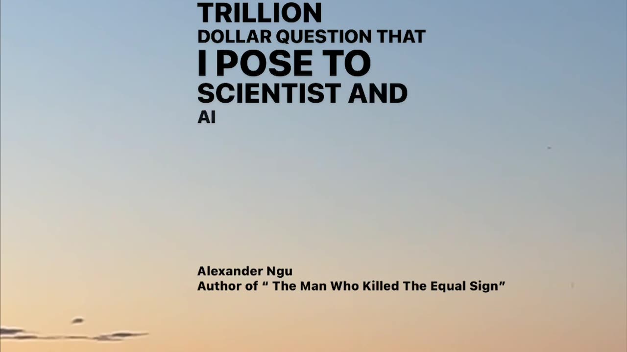 The Trillion Dollar Question | Alexander Ngu