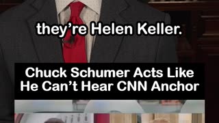 Chuck Schumer Suddenly 'Loses Audio' when CNN asks about the “Schumer Shutdown”