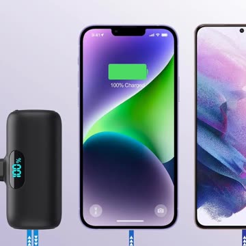 Mini Portable Charger for iPhone,Upgraded 5000mAh PD Fast Charging Battery