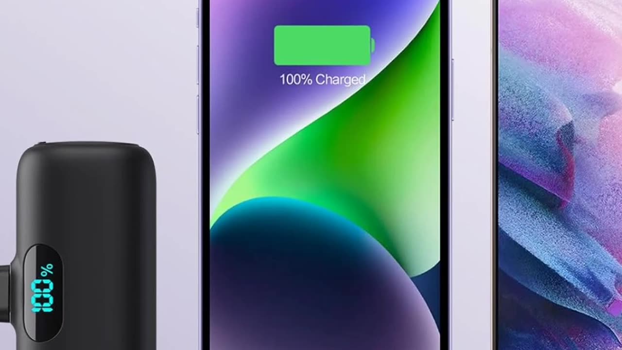 Mini Portable Charger for iPhone,Upgraded 5000mAh PD Fast Charging Battery