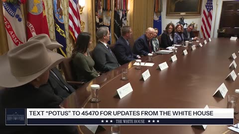 President Trump Participates in a Roundtable