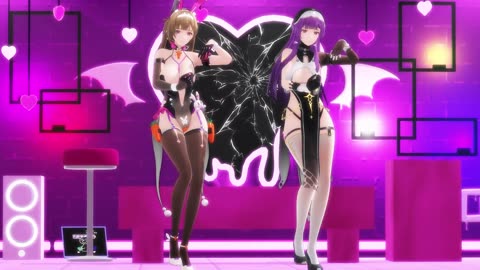 MMD Nice Body Snowbreak Marian Bunny Enya Sister
