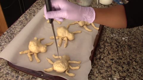 Halloween Cream Biscuits by Sandy