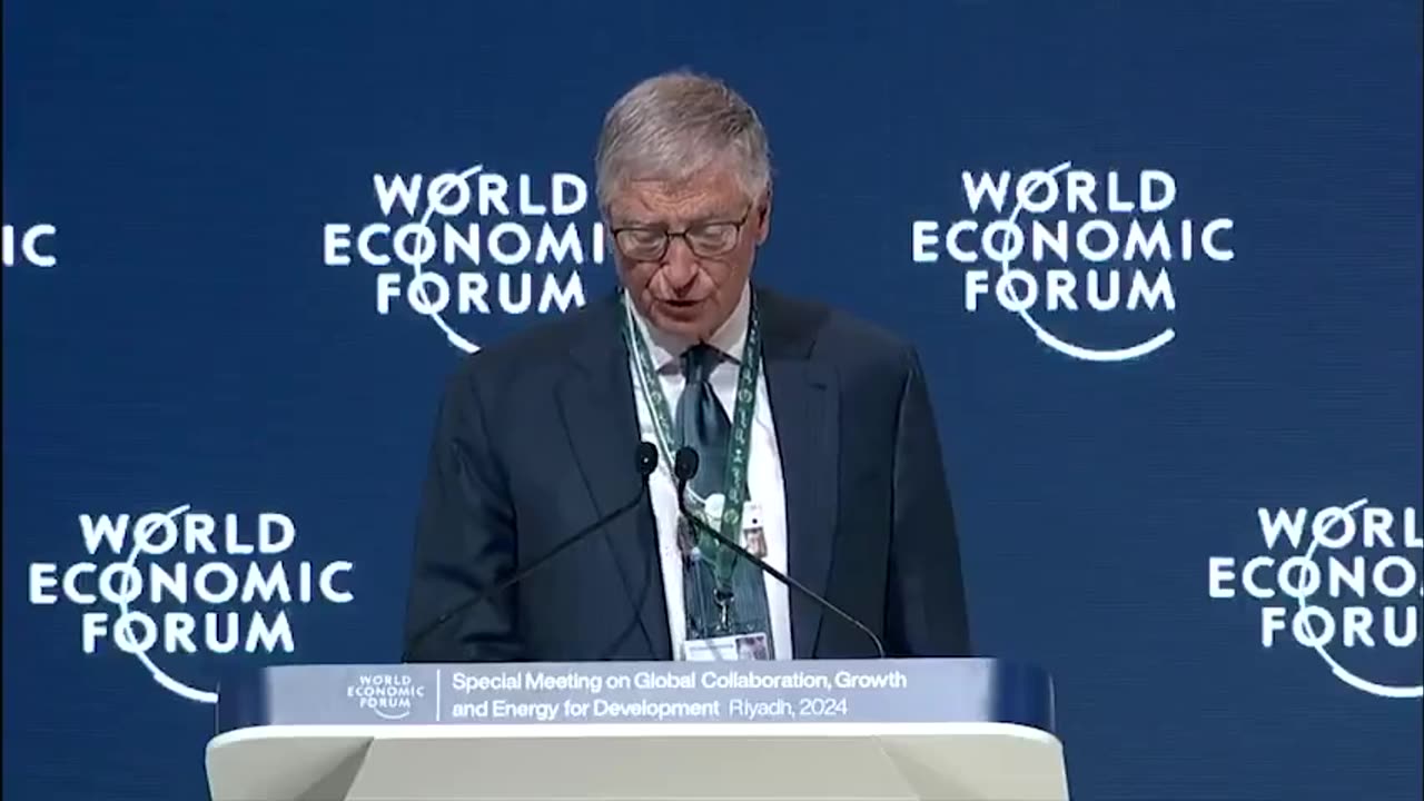 Bill Gates tells the WEF about his mission to save the lives of millions of children using vaccines.
