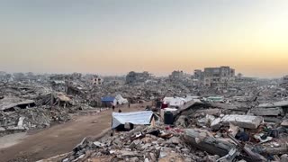 Timelapse footage shows daily life in Gaza from sunrise to sunset