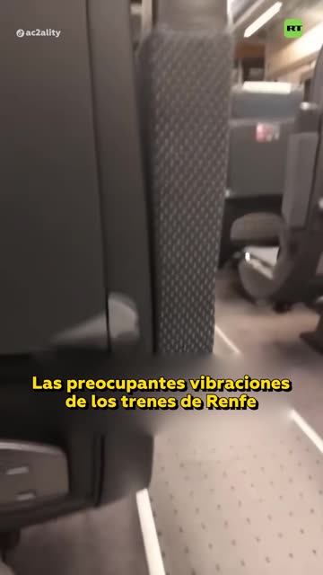 Pasajera denuncia vibraciones fuertes en trenes de Renfe