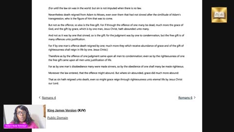 Go Get Your Bible! Let's Understand Subject Technique