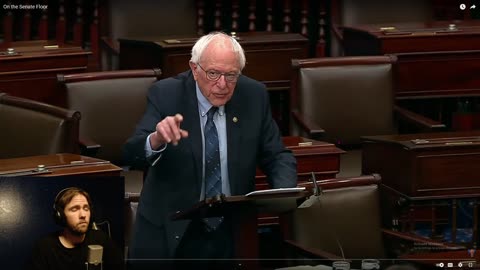 Uncle Bernie Senate speech - Reaction