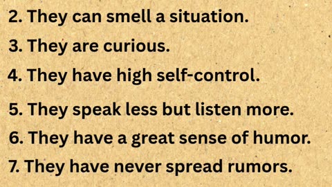 10 Signs of High Intelligence.