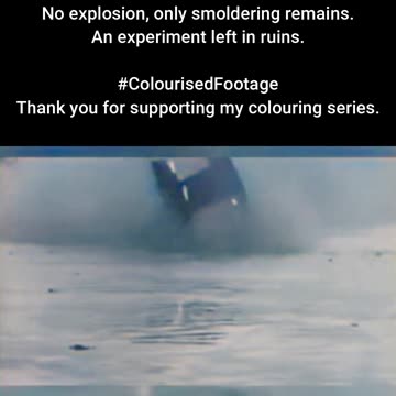 British War Prototype Malfunction #ColourisedHistory