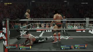 WWE 2k25 11 Universe Mode Two on Two Tag Team