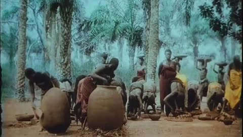 LA POTERIE AU DAHOMEY (Pathé-1907) "Pottery from Dahomey" NEW English subtitles.