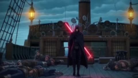 Sith Lord DESTROYS pirates in epic battle!!!