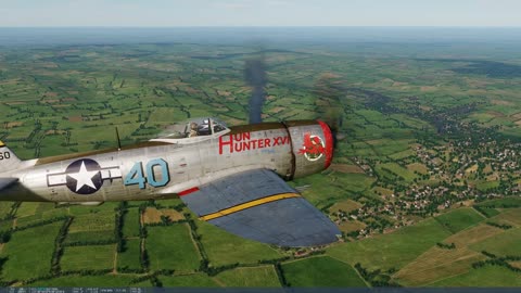 P47 strafing MKIV panzer---no real effect