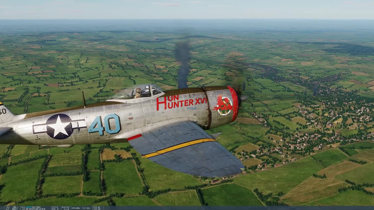 P47 strafing MKIV panzer---no real effect