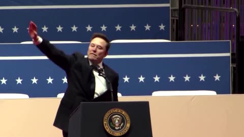 Elon Musk's gesture at inaugural event stirs controversy