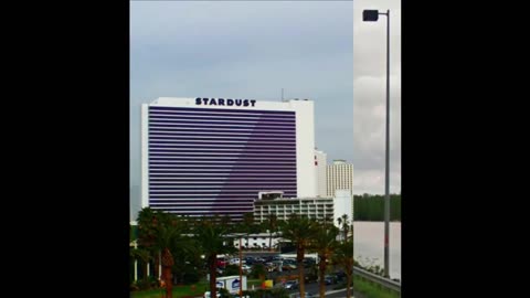 Stardust Hotel and Casino Las Vegas and Street Lights