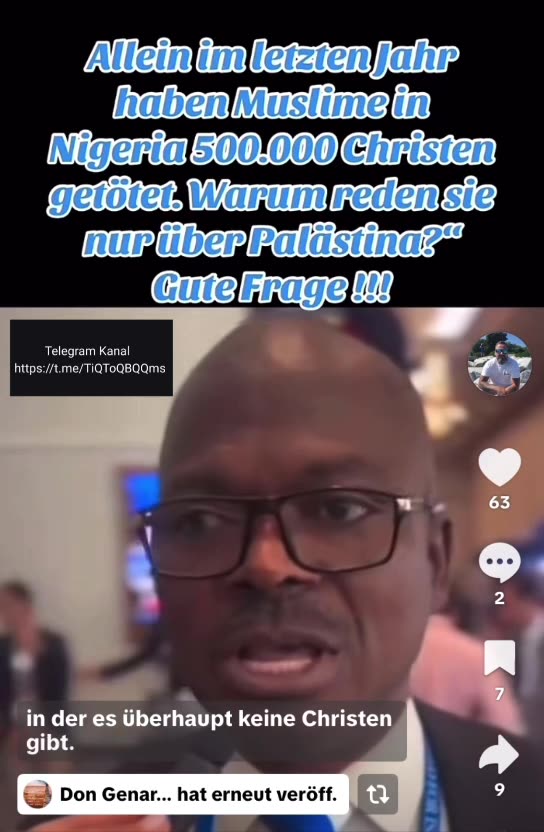 Spiritual War - In 2024, 500,000 Christians were killed by Muslims in Nigeria alone