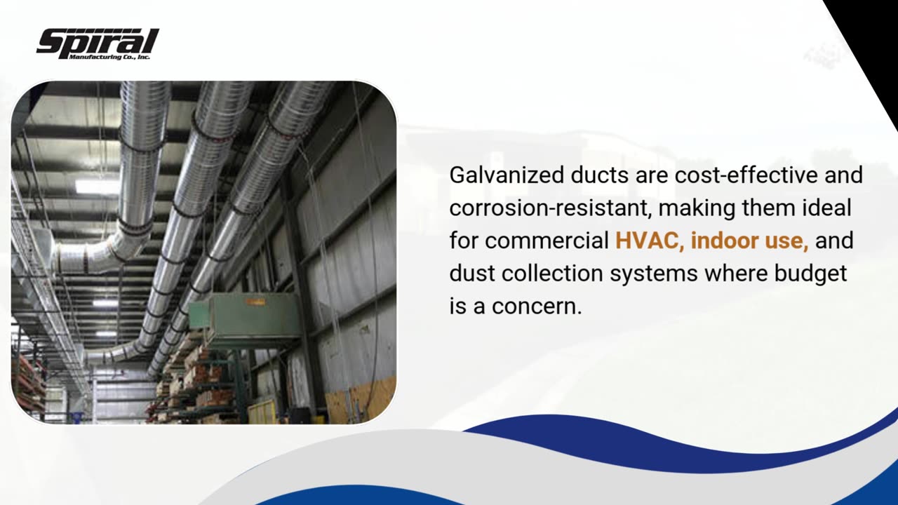 Galvanized vs. Stainless Steel Spiral Ducts: Which is Right for Your Project?