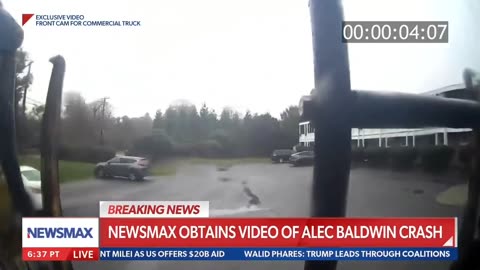 Alec lied. 🤥 A dashcam in a commercial truck caught the whole thing!