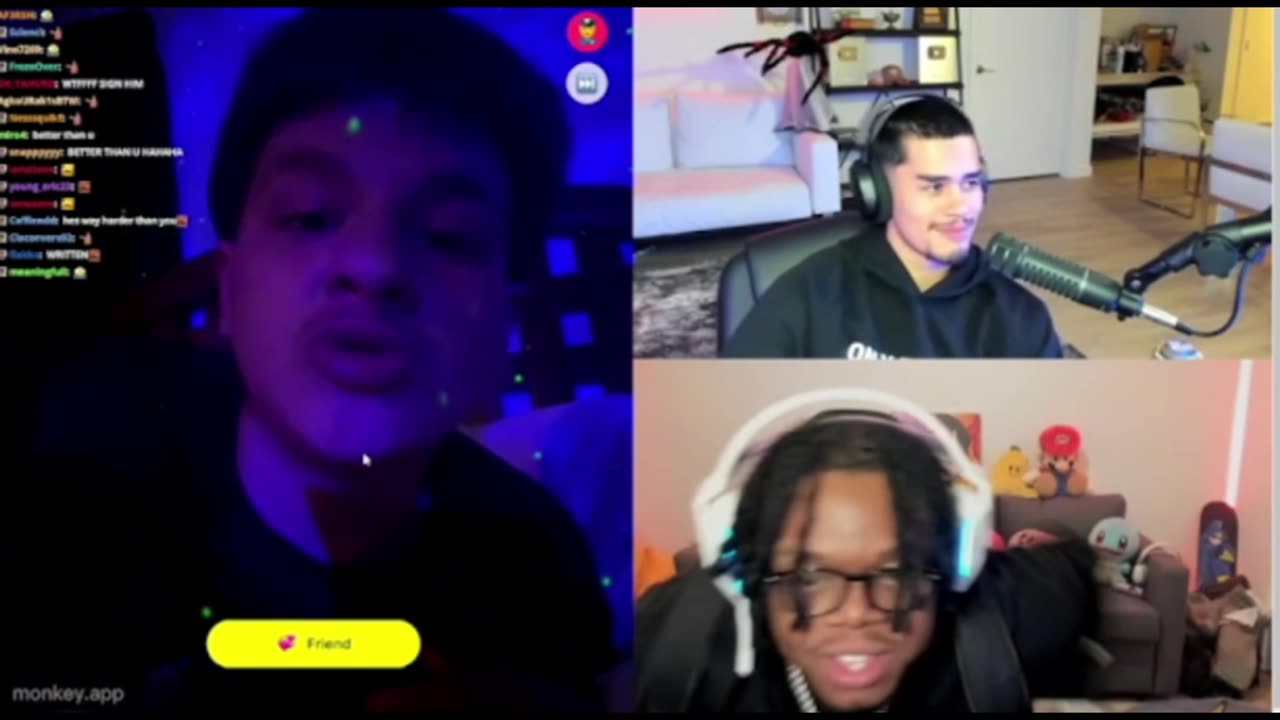 Cuffem & Sneako go on Monkey app