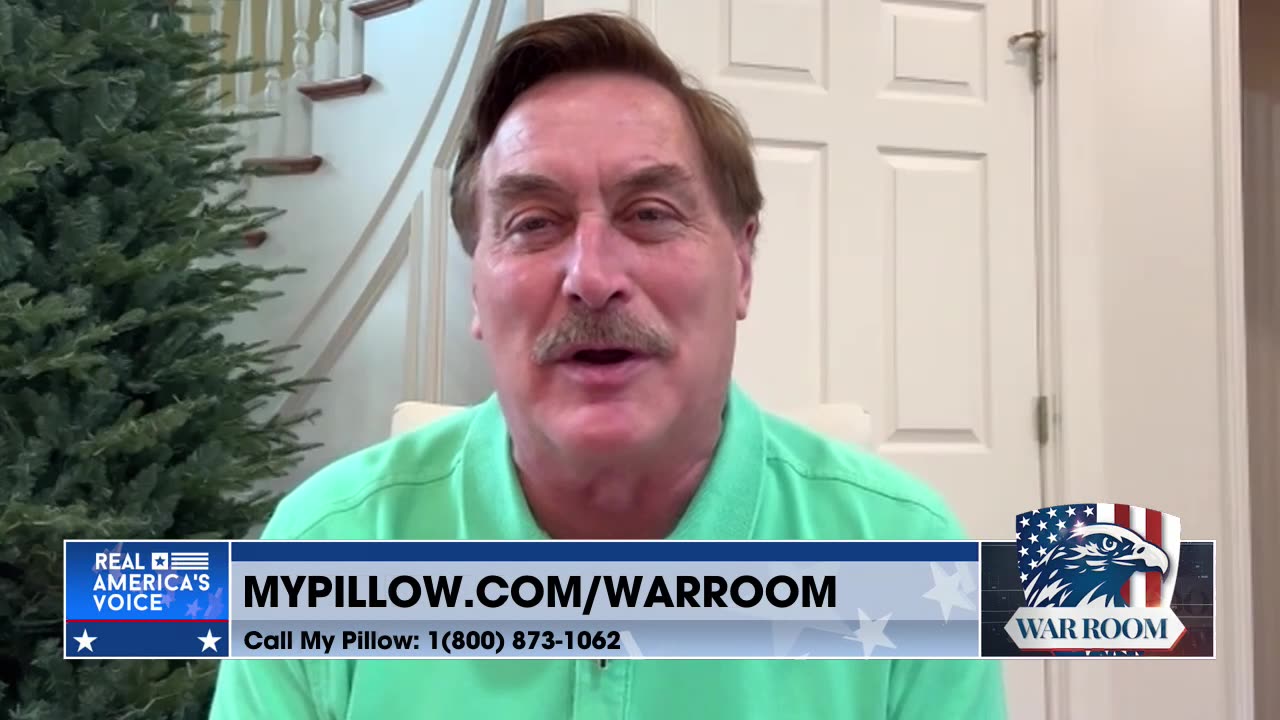 Go To MyPillow.com/warroom And Order The Exclusive BLACK FRIDAY SPECIAL Today!