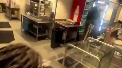 Blacks destroy movie theatre