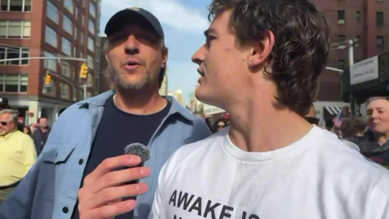 Paid Protesters in NYC Acting Like Actual Fascists