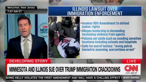 CNN legal expert DESTROYS leftist lawsuits seeking to ban ICE agents from Dem states