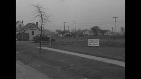 Library Stock Shot #732 (Original 1900s Black & White Film)