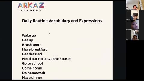 Daily routine Class (2)