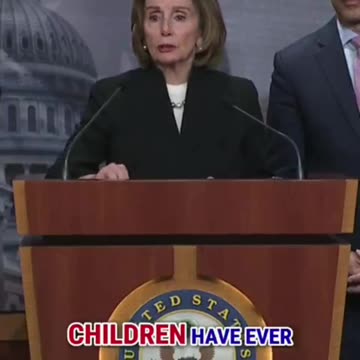 Nancy Pelosi - Trump is the worst president for America’s Children