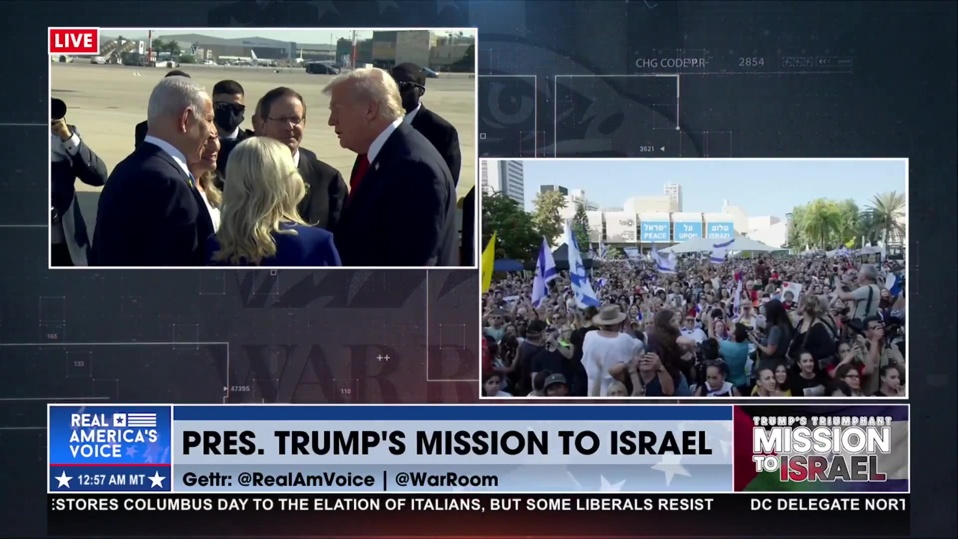 AIR FORCE ONE ARRIVES!